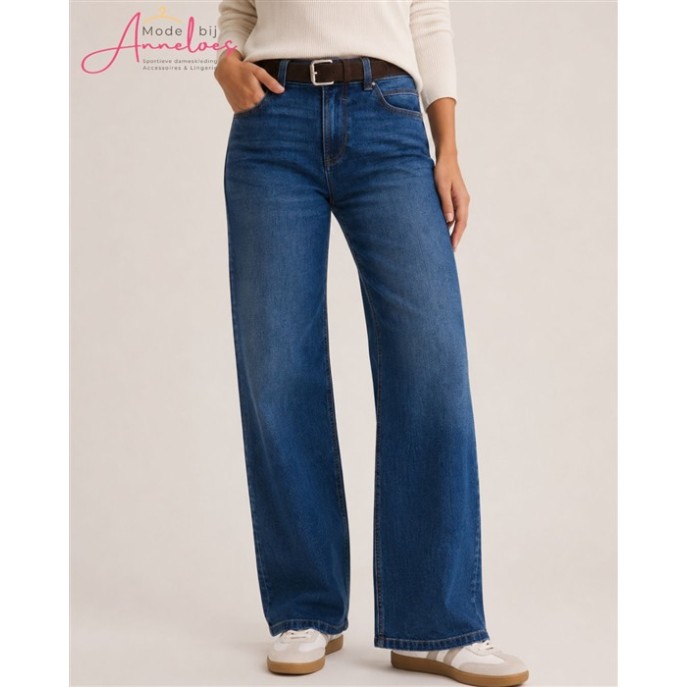 Red Button Broek Collete & Belt SRB4991 wide legs - Darkstone Red Button Broek Collete & Belt SRB4991 wide legs - Darkstone